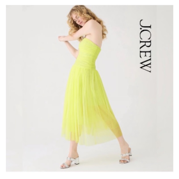 JCrew Collection - Limited-edition Ruched Strapless Tulle Dress - size 8 - NWT - Picture 3 of 16